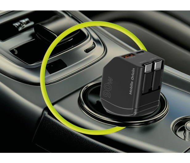 Mobile Origin Car Charger 90W CA22 USB-C + USB-A, 2x USB-C Cable - 1502706 - zdjęcie 7